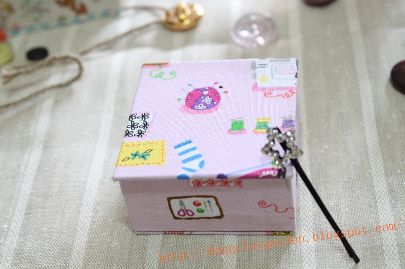 Memory Box In Cutie Pink Fabric